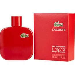 Lacoste Eau De Lacoste L.12.12 Rouge By Lacoste Energetic Edt Spray 3.3 Oz For Men