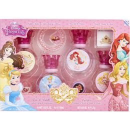 Disney Princess By Disney Edt Spray 4 X 1 Oz & Lip Gloss & Glitter Stickers & Bracelet & Ring For Women