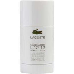 Lacoste Eau De Lacoste L.12.12 Blanc By Lacoste Pure Deodorant Stick 2.4 Oz For Men