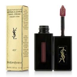 Yves Saint Laurent By Yves Saint Laurent Rouge Pur Couture Vernis A Levres Vinyl Cream Creamy Stain - # 407 Carmin Session  --5.5ml/0.18oz For Women