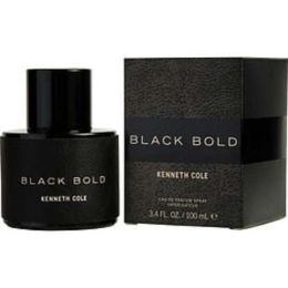 Kenneth Cole Black Bold By Kenneth Cole Eau De Parfum Spray 3.4 Oz For Men