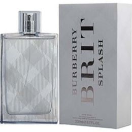 Burberry Brit Splash By Burberry Edt Spray 6.7 Oz For Men