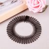 Plastic Full Circle Stretch Flexible Comb Teeth Headband Hair Hoop Band Clip Hairband For Face Wash Fixed Hair Accessories